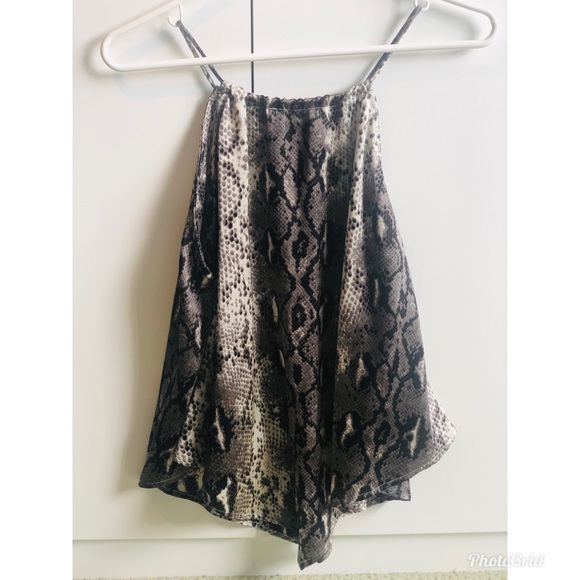 Snake Print Tank Top - Picture 2 of 3